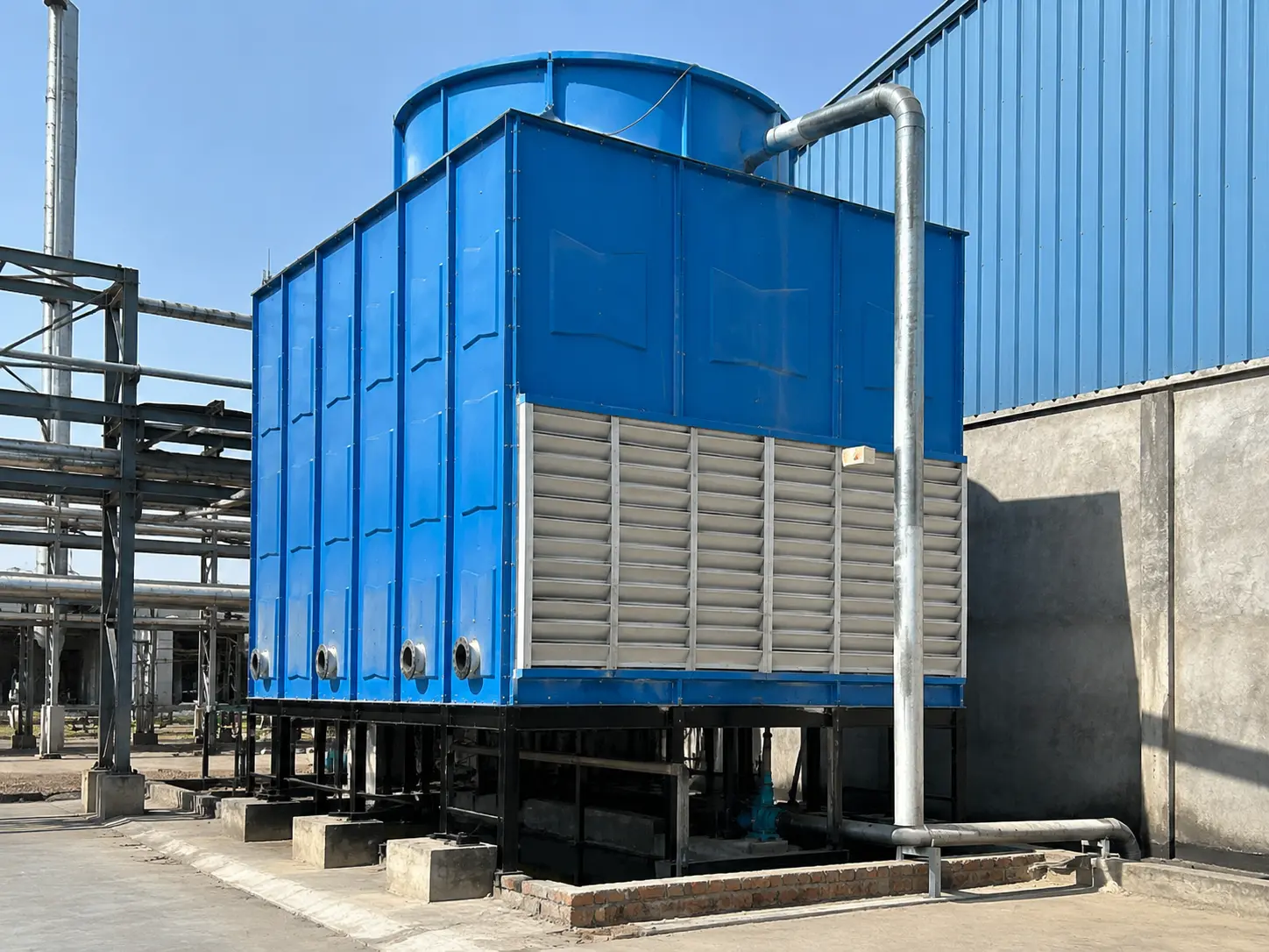 Cooling tower installation support by Vartika Fibre