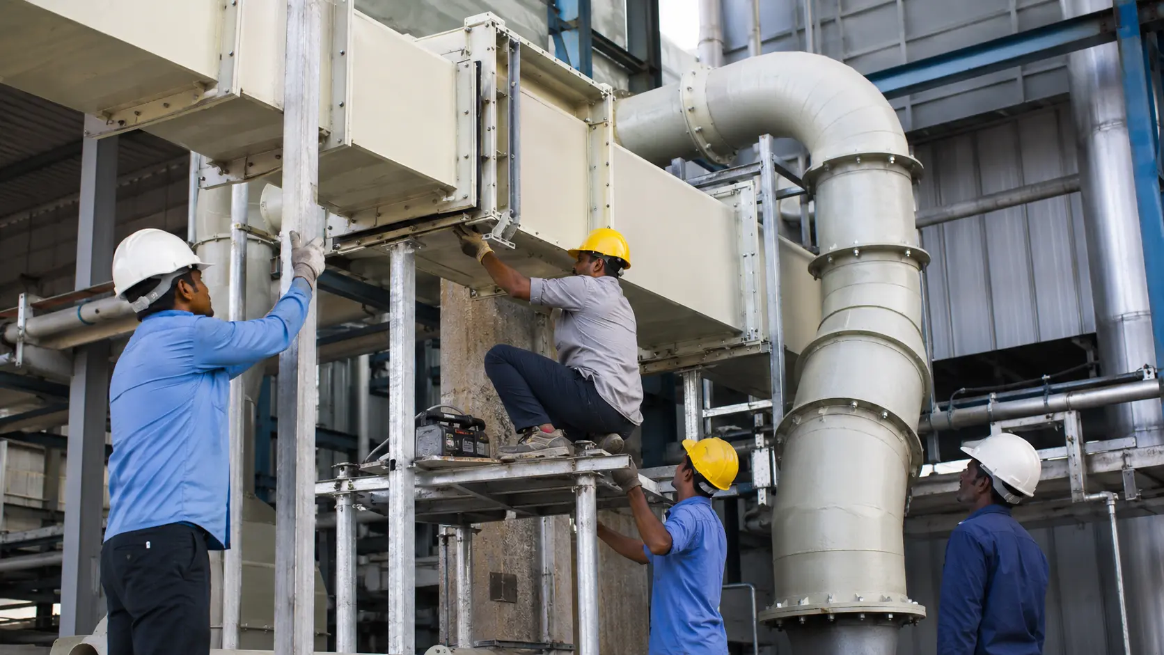 PP-FRP ducting installation support by Vartika Fibre