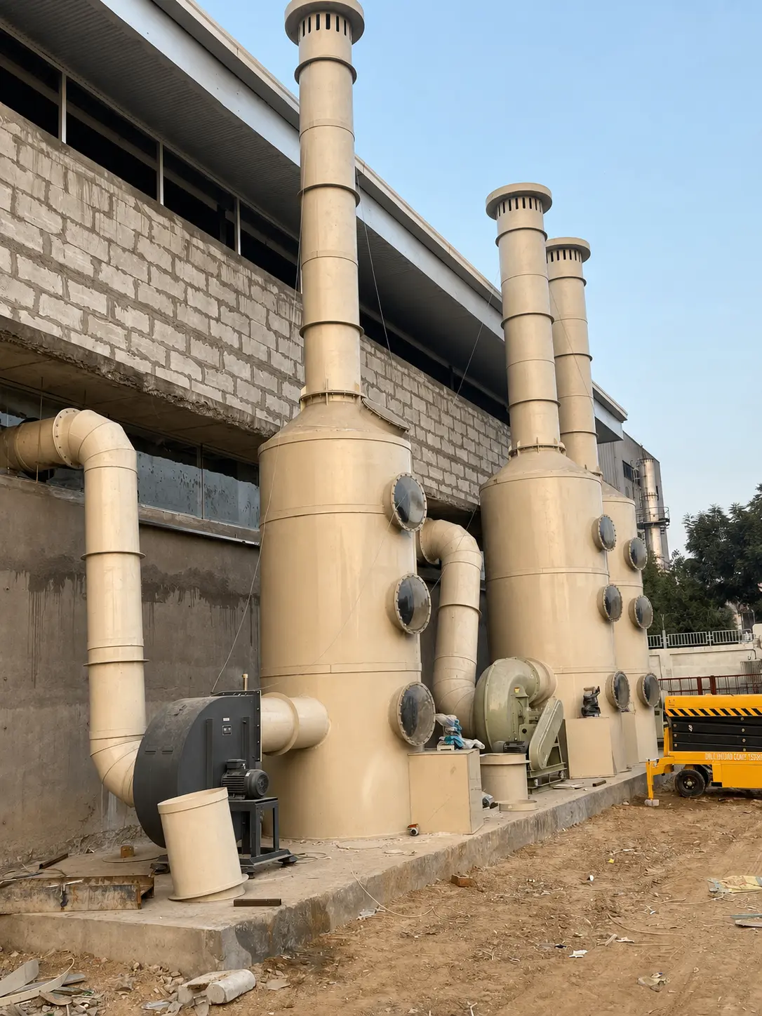 FRP scrubber manufactured by Vartika Fibre